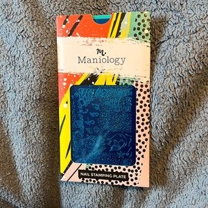 Maniology stamping plate #xl211 unused